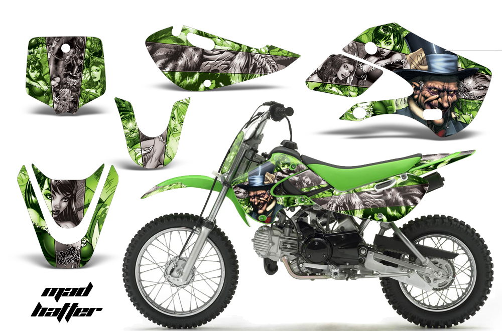 Kawasaki KLX 110 KX 65 00-09 NP Graphic Kit MH GS